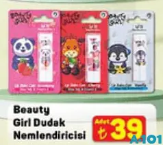 BEAUTY GİRL DUDAK NEMLENDİRİCİSİ